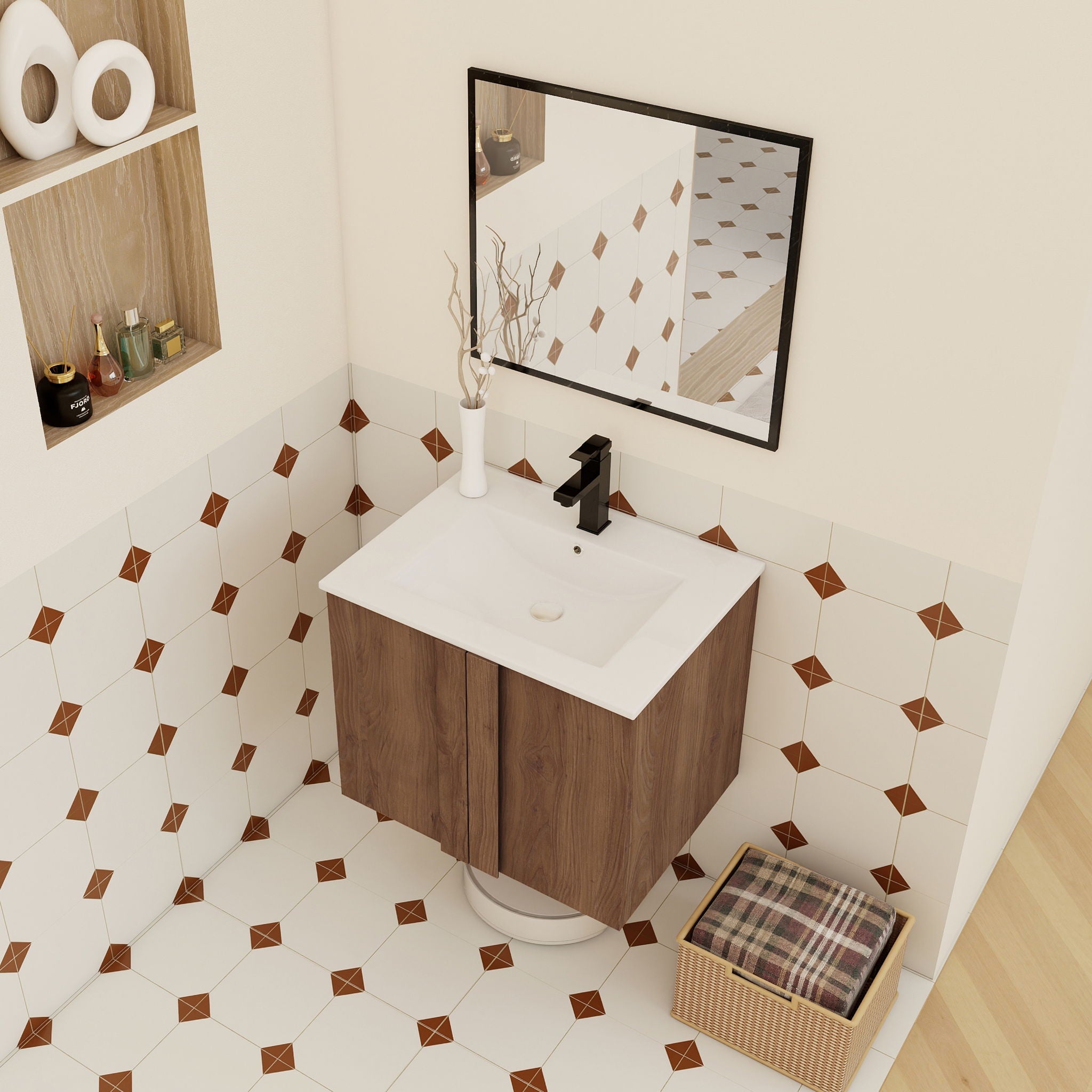 Floating Bathroom Vanity With Sink Combo