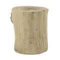 Gene Fiber Concrete Accent Table - Brown