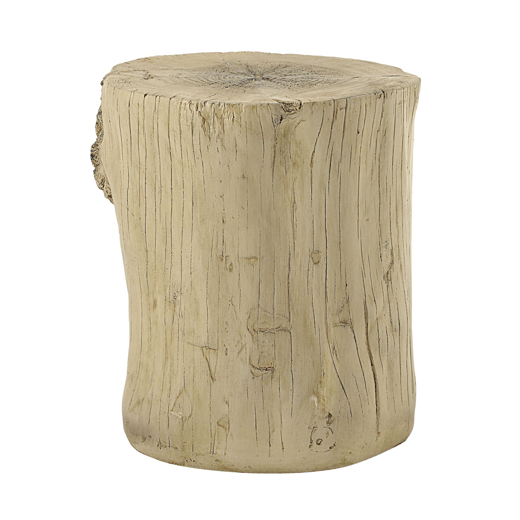 Gene Fiber Concrete Accent Table - Brown