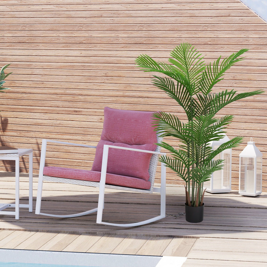 Simulate Plastic Flower Boxes With Leaves For Outdoor Home Decor (Set of 2) -