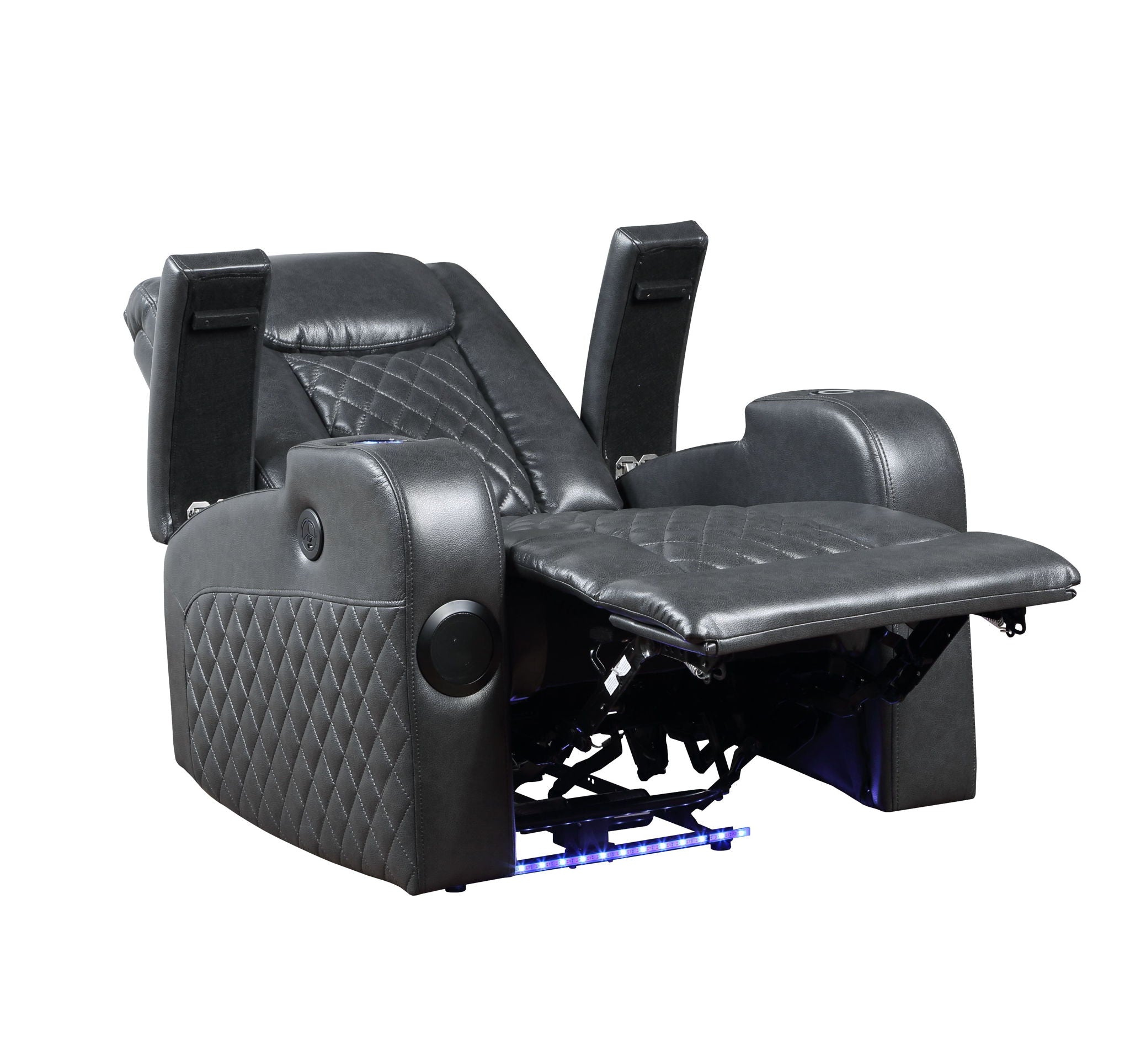 Alair Leather Aire Power Motion Recliner with Bluetooth and Wireless Charger