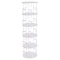 Rotating Bookshelf Tower 5 Tier Spinning 360 Degree Revolving Storage Shelf