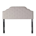 Luella Button Tufted Upholstered Headboard