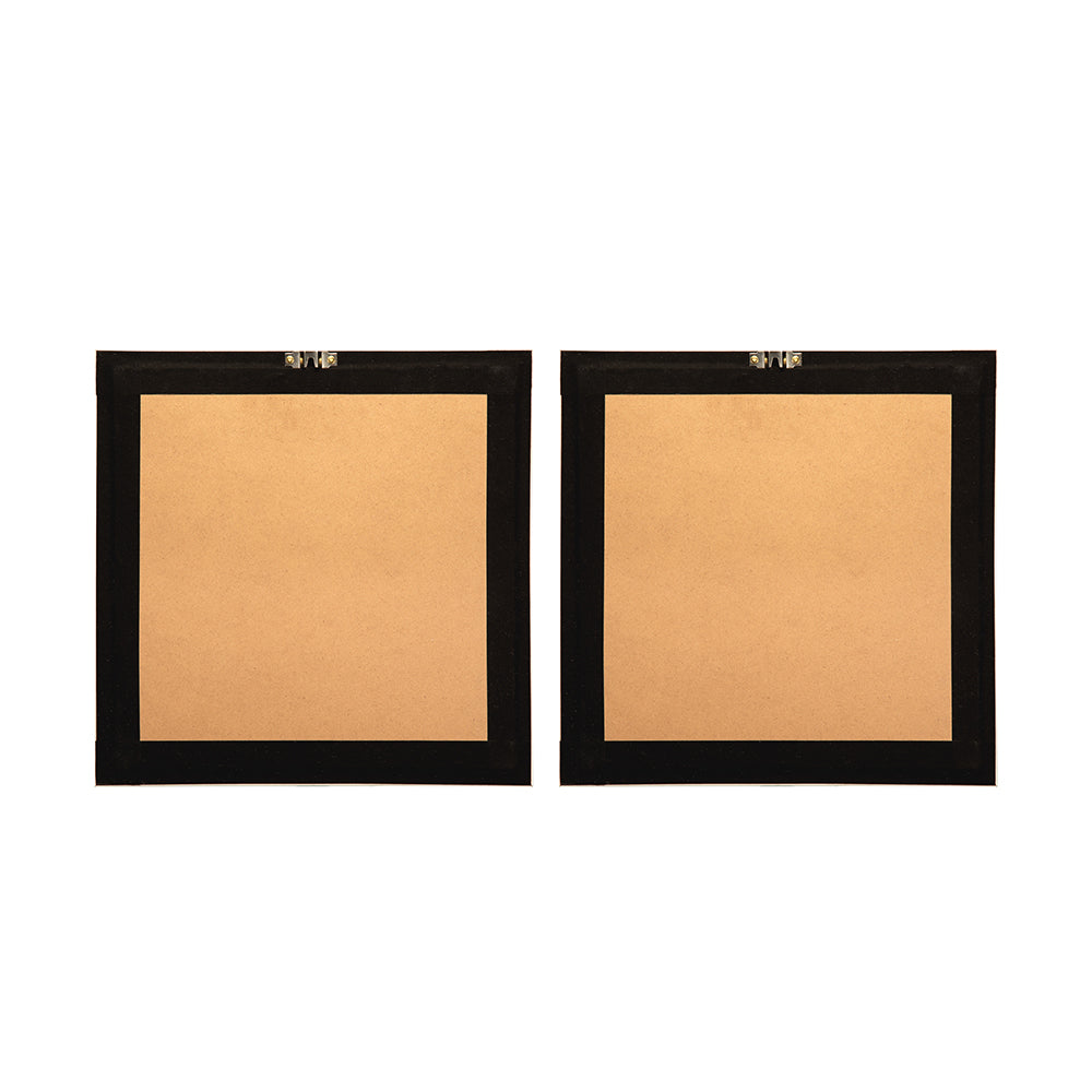 Set of 2 Shadow Box Wall Décor with Agate