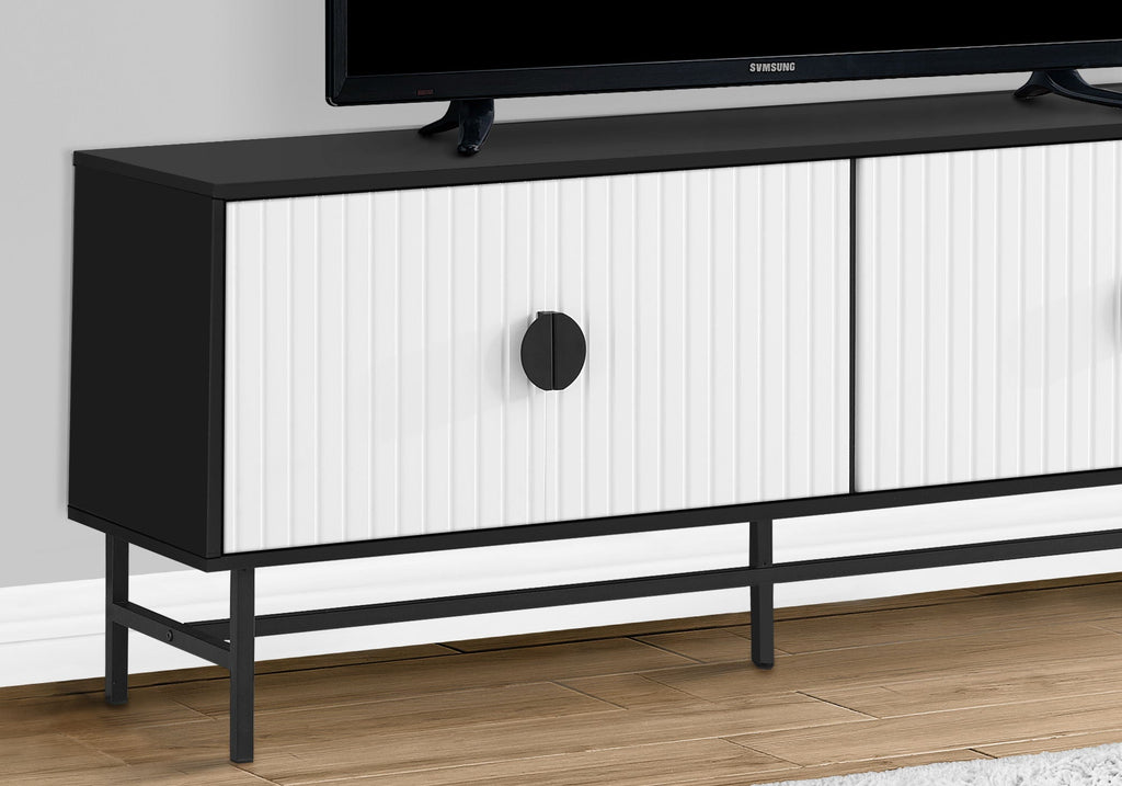 Contemporary TV Stand Console with Storage
