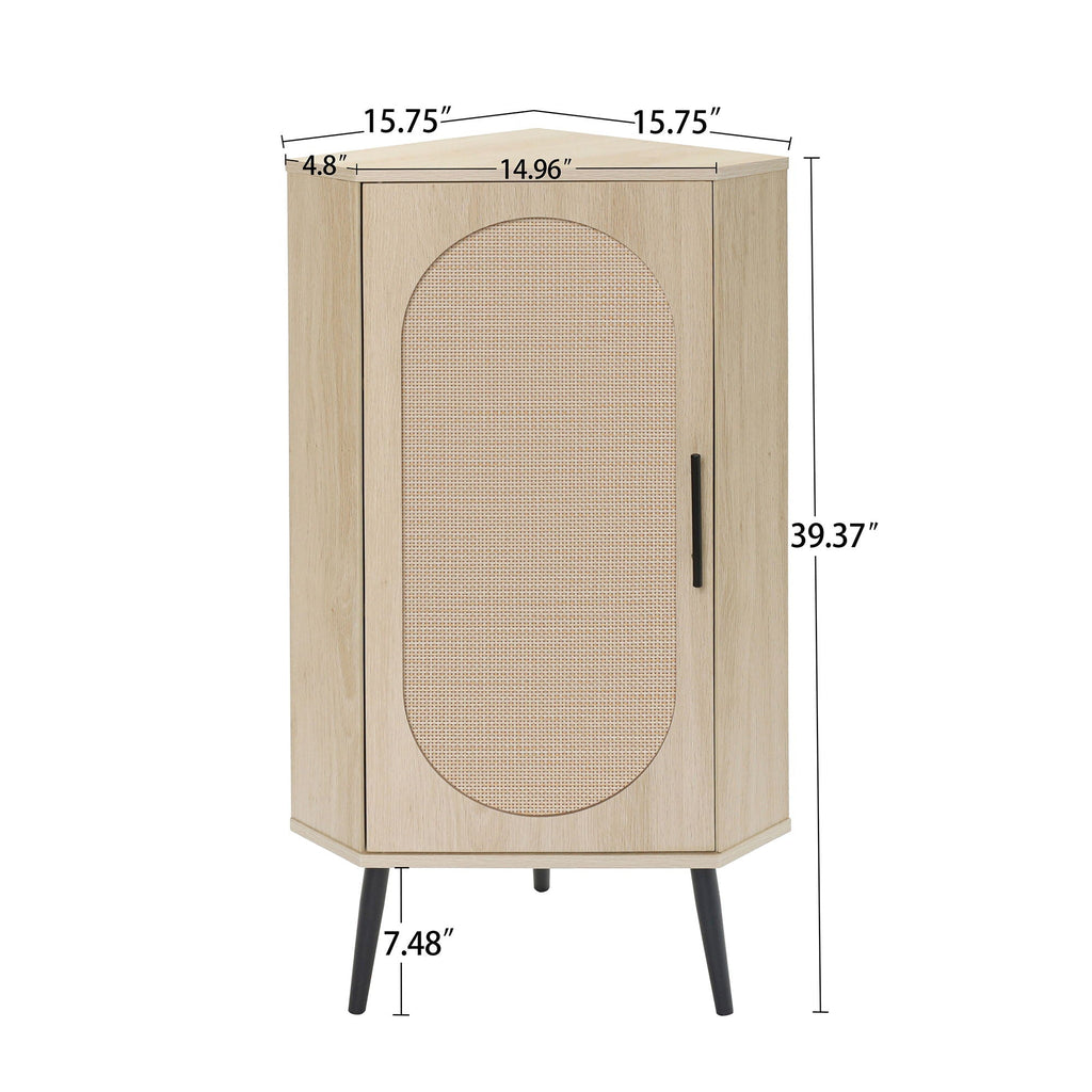 Freestanding Corner Corner Cabinet For Living Room