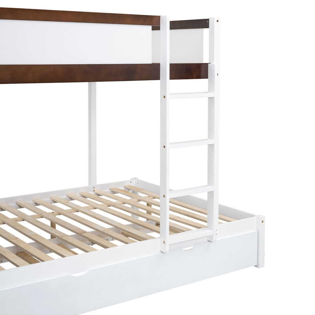Bunk Bed With Twin Size Trundle, Storage And Desk