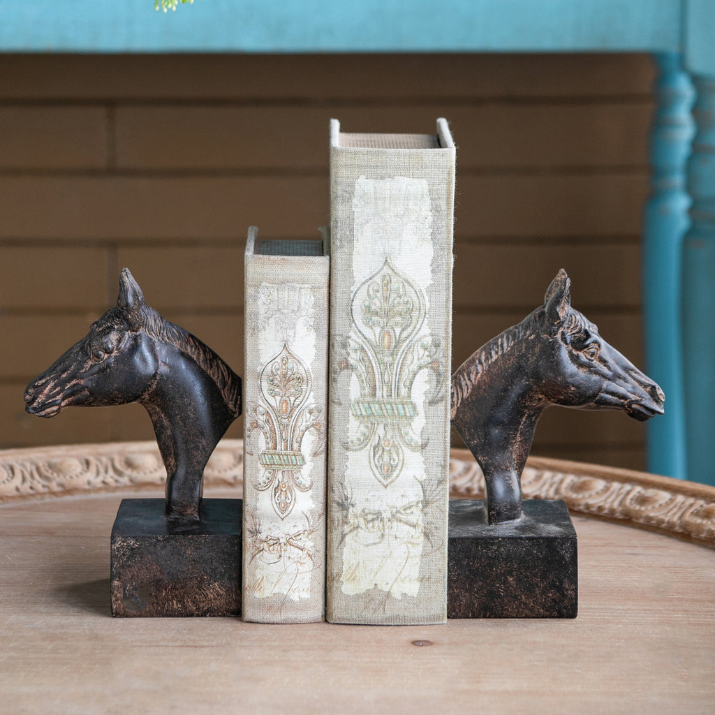 S/2 5.1x4x8' Horse Bookends