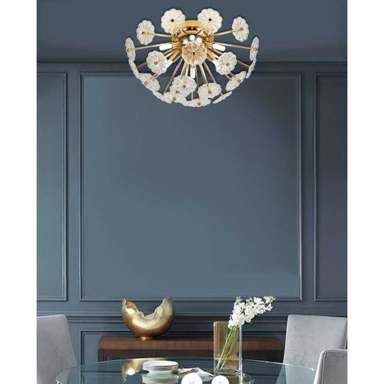 Gold Flush Mount Ceiling Light