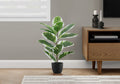 27" Tall Real Touch Artificial Rubber Plant