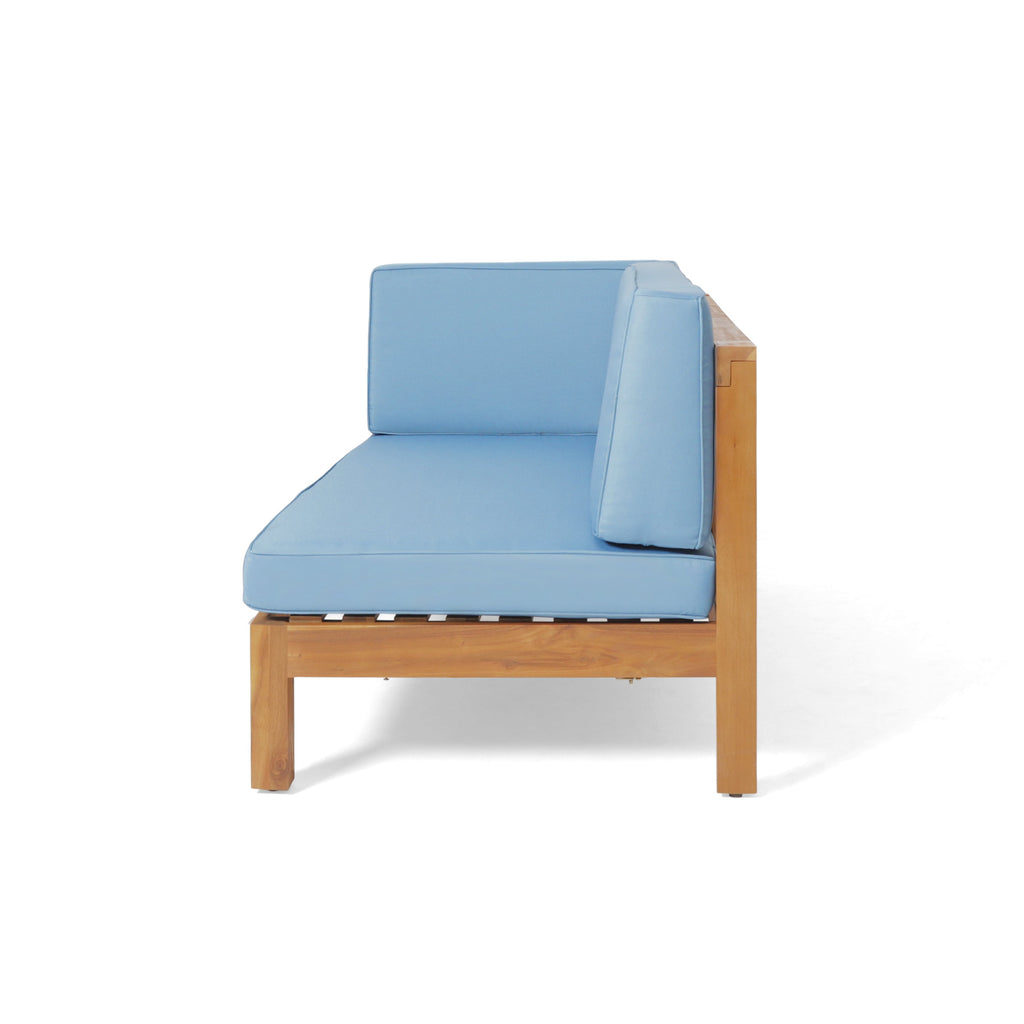 Brava X-Back 4-Piece Sofa Set, Blue