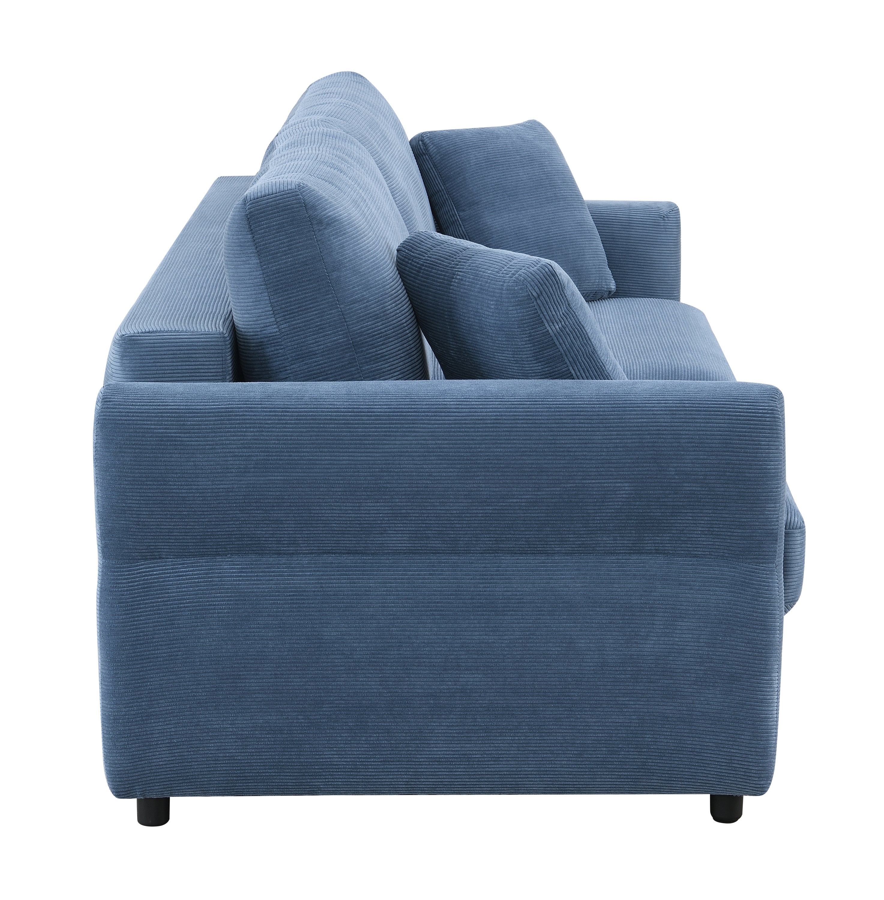 Haran Fabric Pull-Out Sleeper with Storage