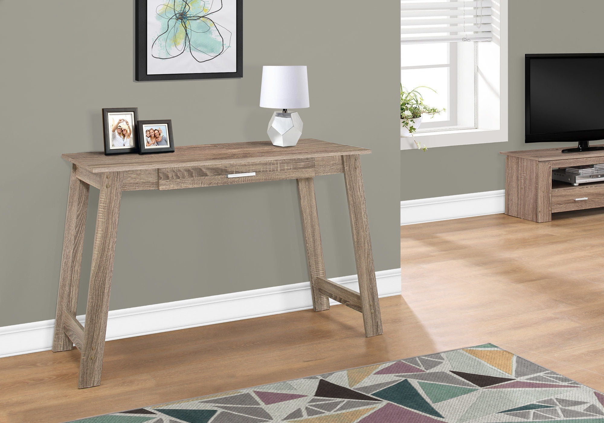Stylish Design Computer Desk for Home Office with Storage Drawers