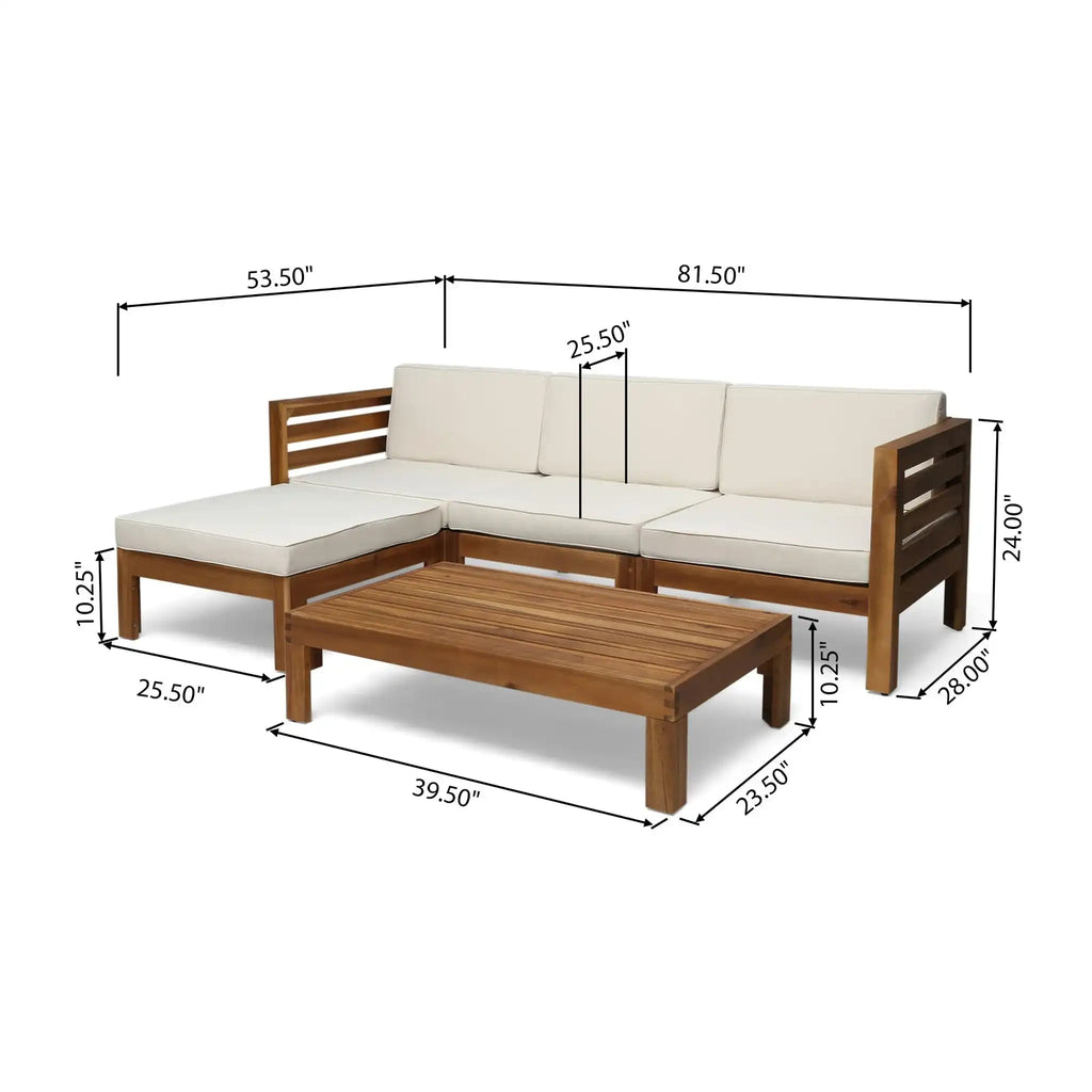 Cambridge L Shape Sofa Set