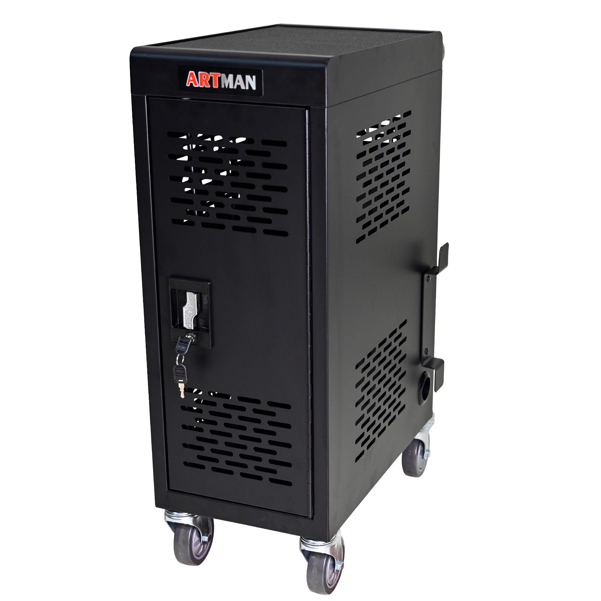 16 Bay Mobile School Charging Cart Station For book, Tablet And Laptop Computer With Power Strip Included