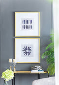 Grace Purple Agate Shadow Boxes Wall Art Set of 2 - Multicolor