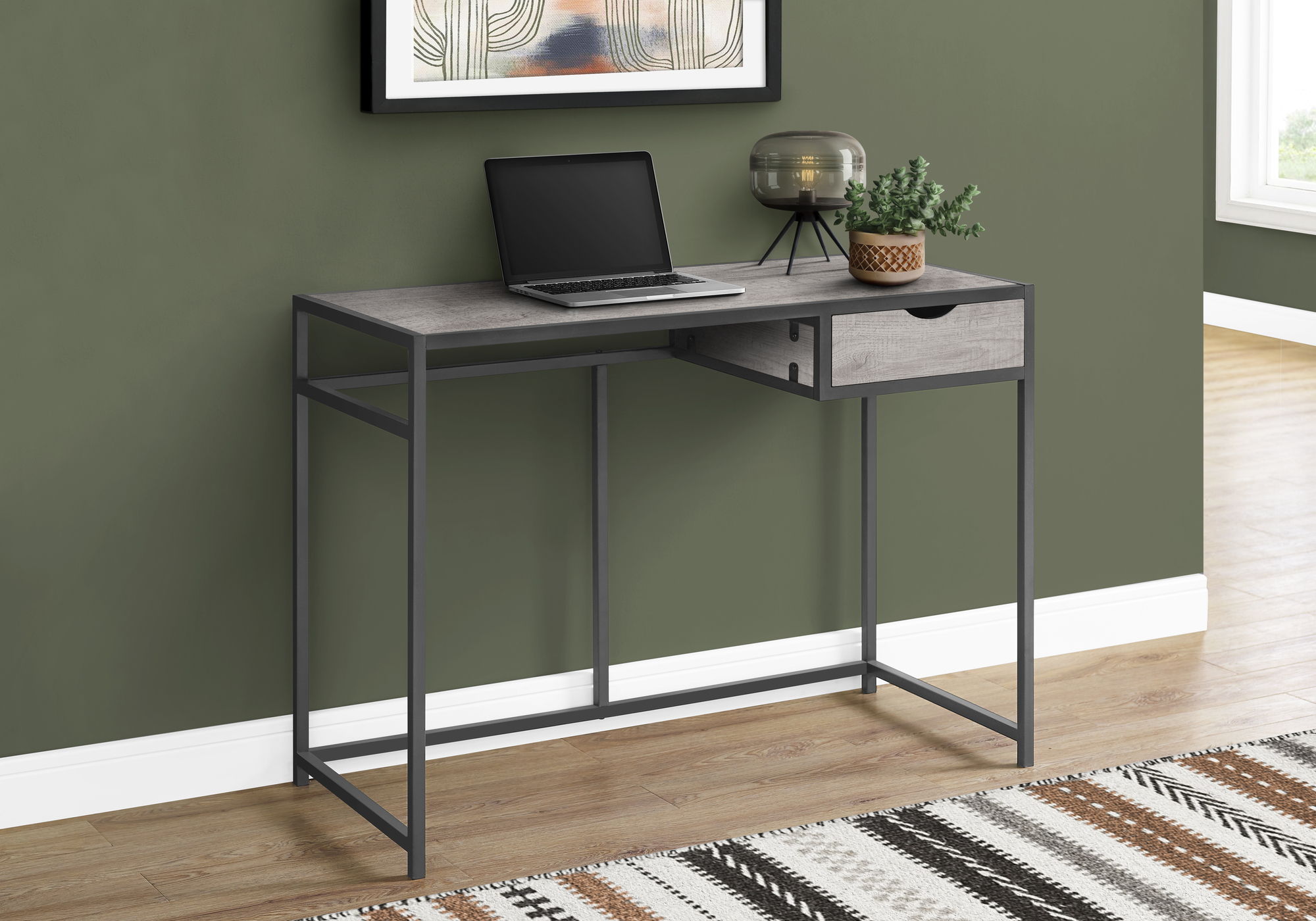 Computer Desk for Home Office, Laptop, 1 Storage Drawer, Contemporary & Modern