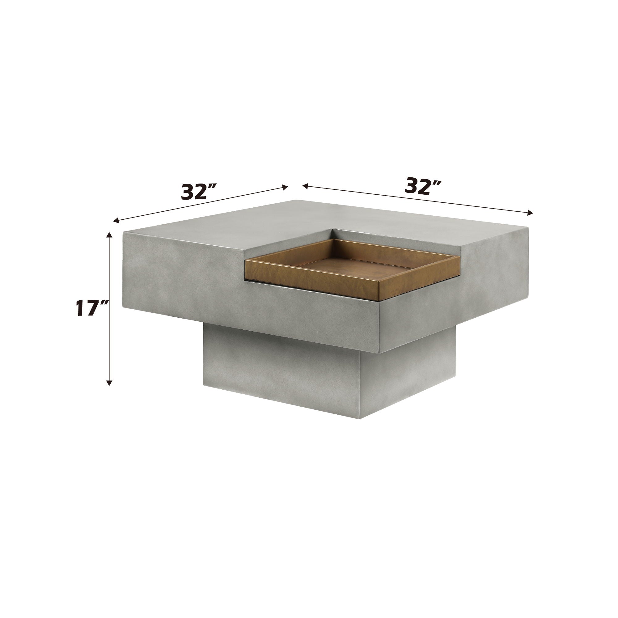 Kailano - Weathered Table - Gray