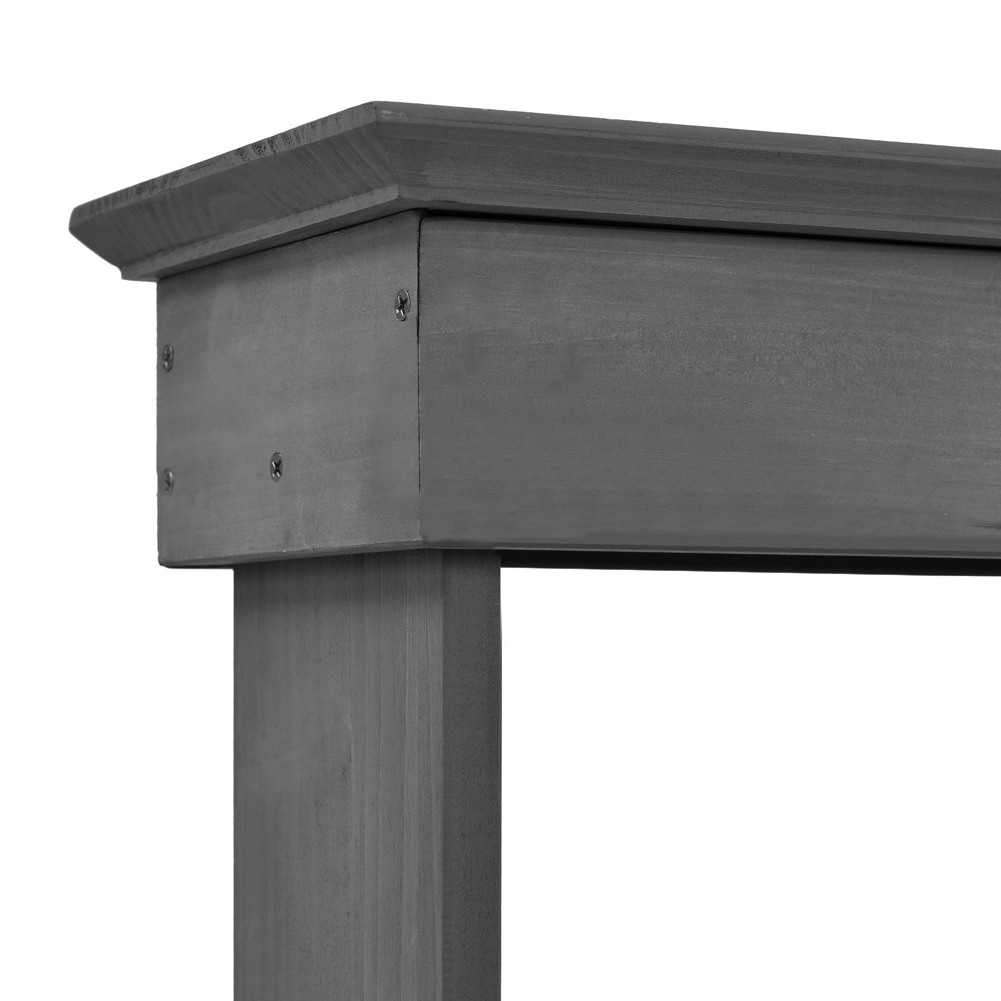 Topmax 66'' Large Outdoor Farmhouse Wooden Potting Bench Table