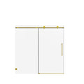 Frameless Single Sliding Soft Close Shower Doors, 5/16" Sgcc Tempered Glass