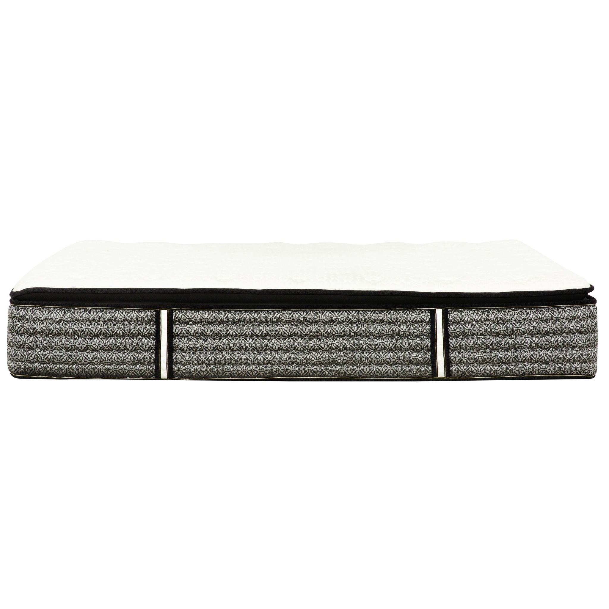 14" Premium Hybrid Mattress In A Box Plush Gel Memory Foam Top With Cooling Technology - Gray / White - Queen