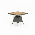 All-Weather Square Rattan Patio Dining Table