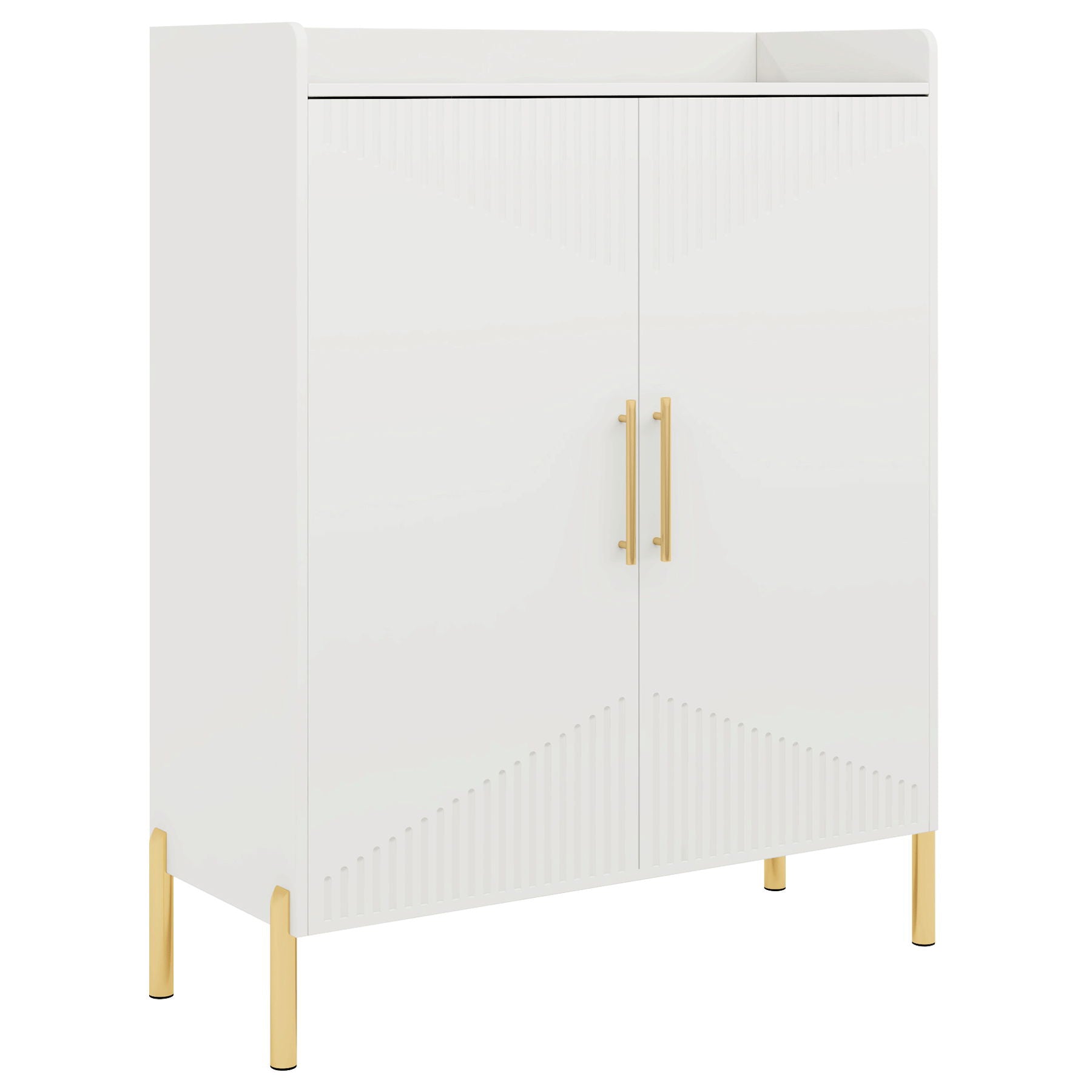 6 Tier Entryway Shoe Cabinet With Doors