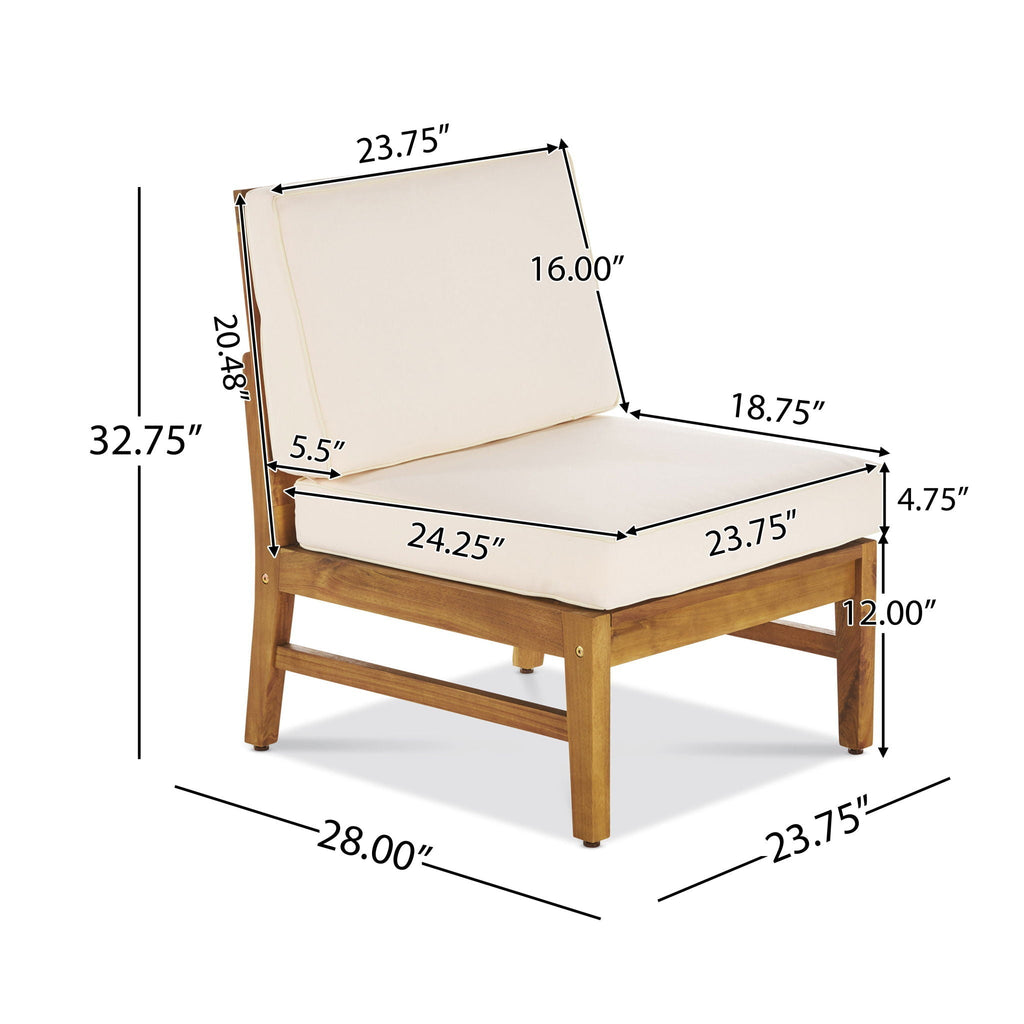 Perla Armless Chair