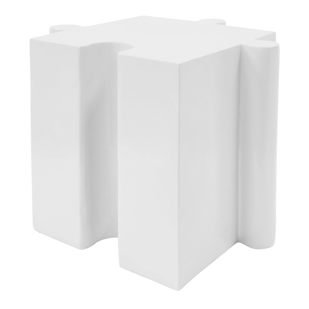 3-Piece Artistic Puzzle Table Set, Modular MGO Side Tables