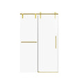 Frameless Single Sliding Shower Doors With Towel Rail & Handle