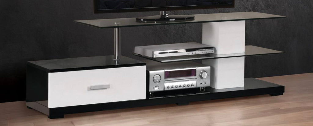Ivana TV Stand - White / Black