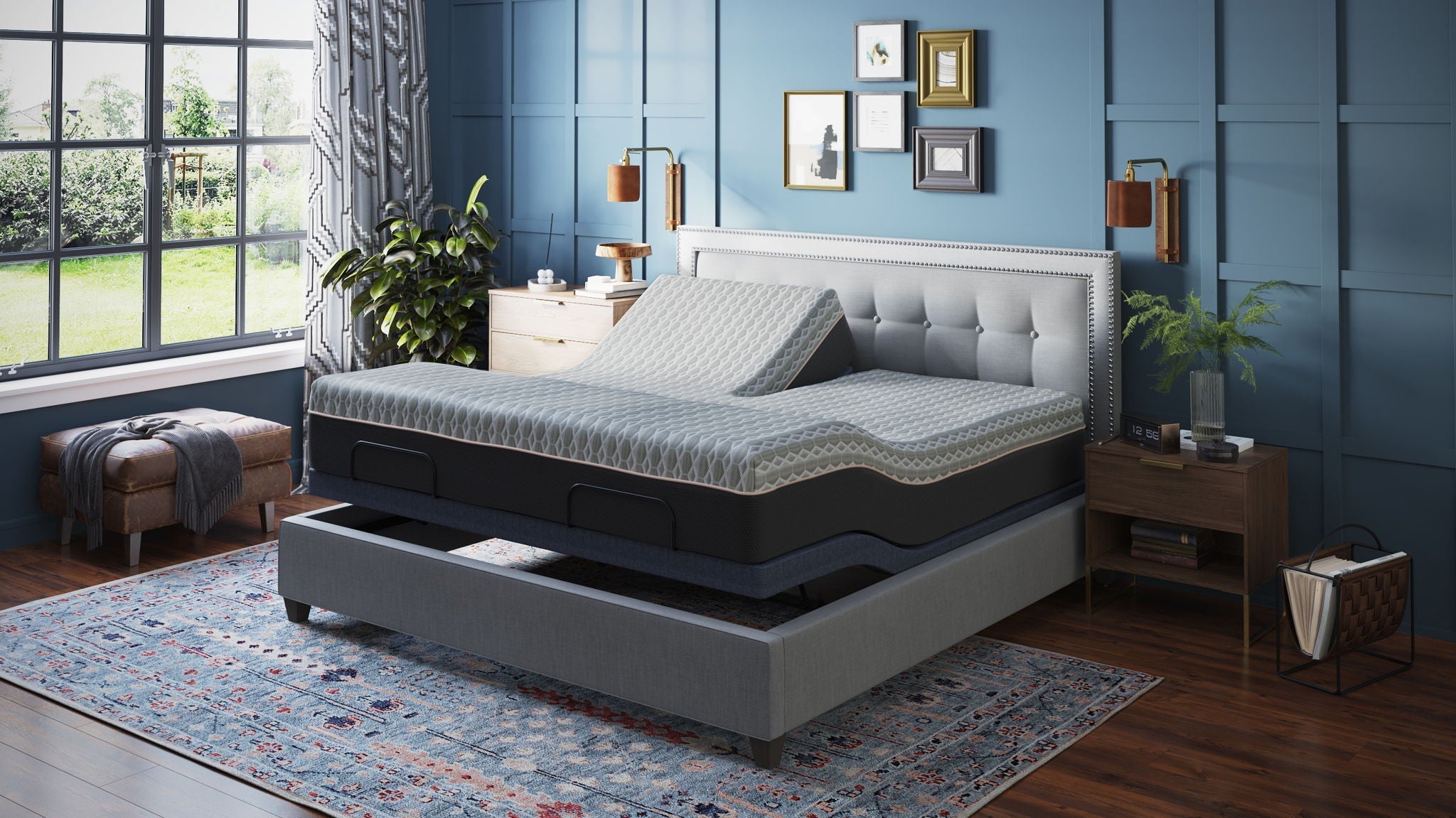 Bt3000 - Flex Head Adjustable Bed Base With Head And Foot Position Adjustment