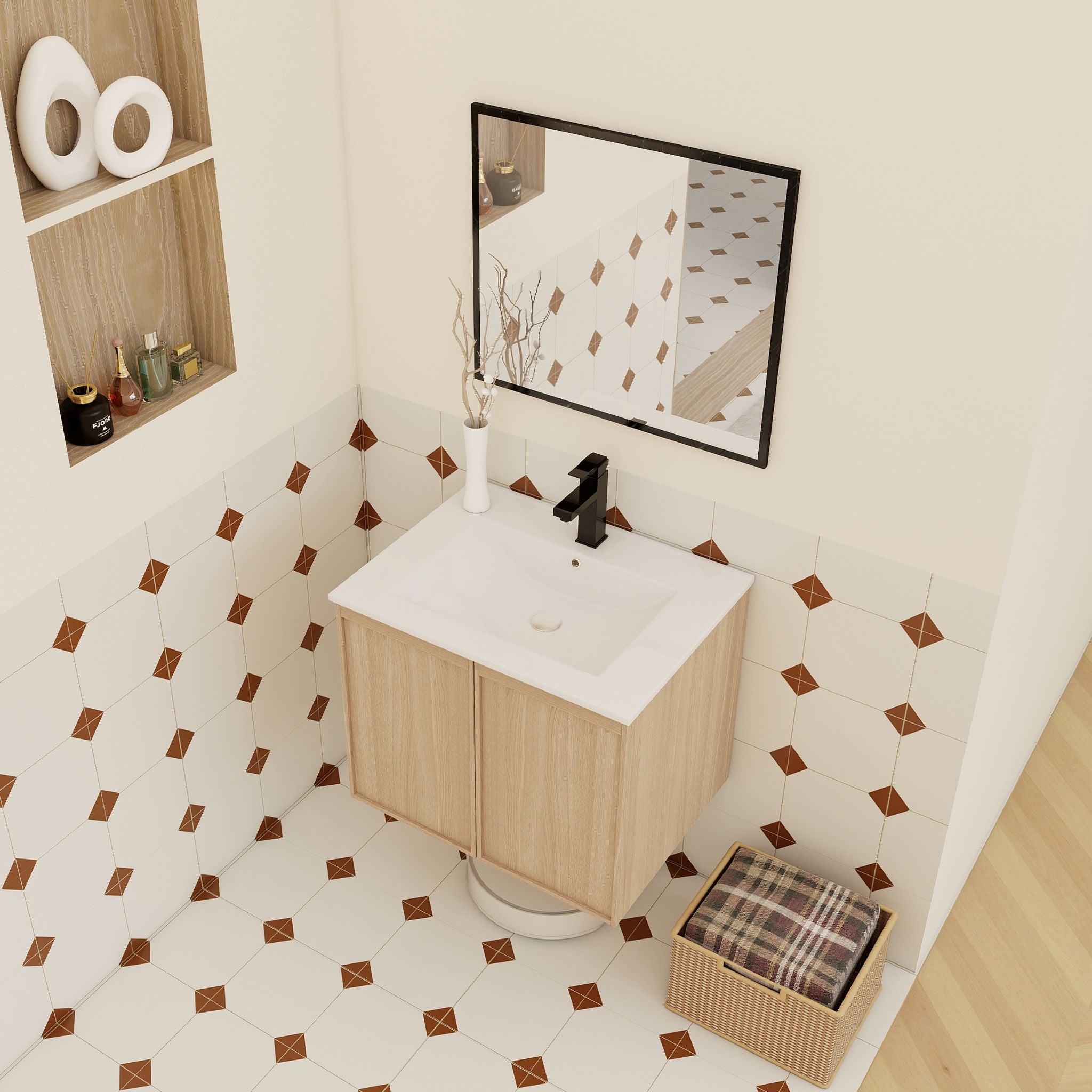 Floating Bathroom Vanity With Sink Combo