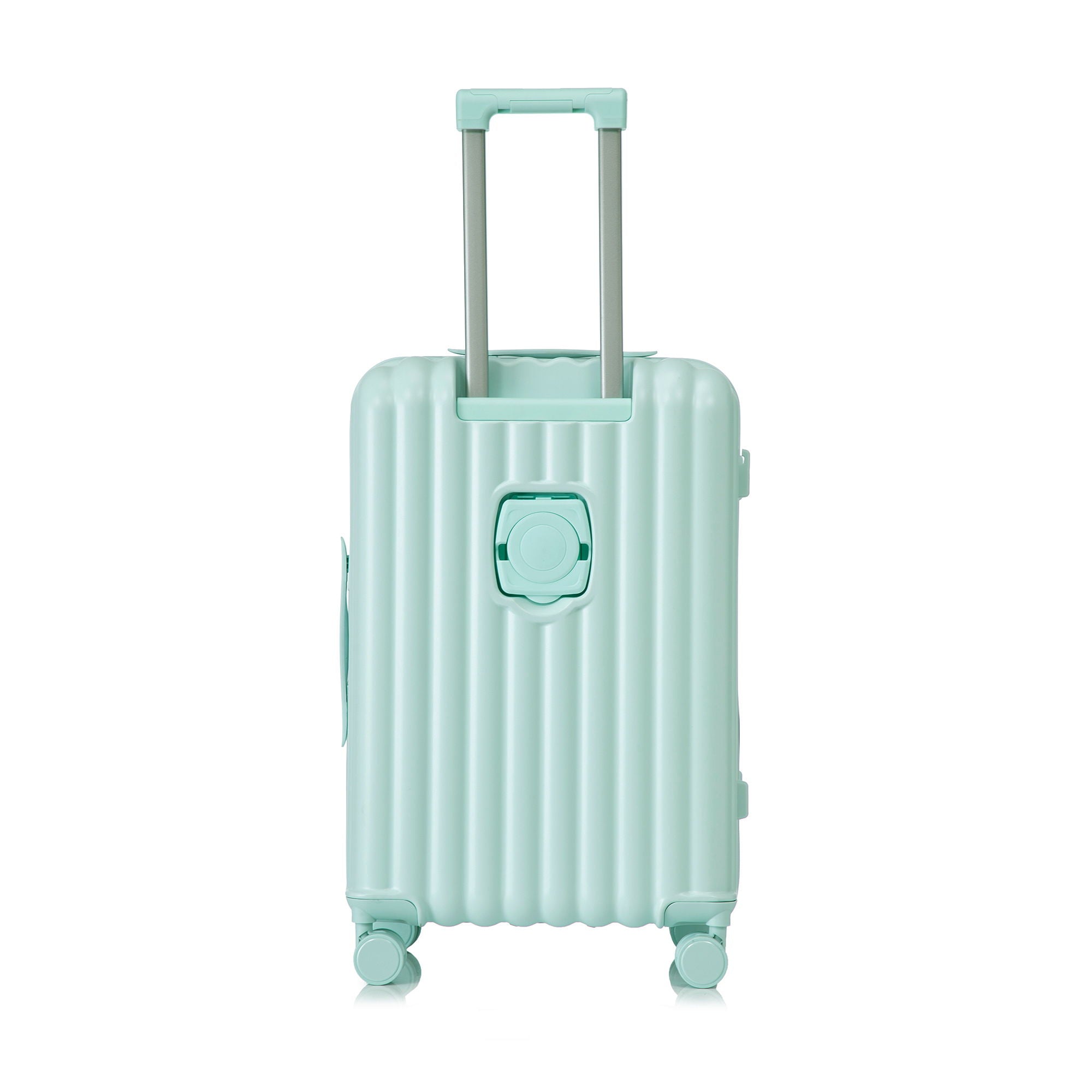 20" / 24" / 28" 3 Pieces / Set Spinner Wheel Luggage, Carry On Suitcase, With Cup Holder & USB Port & Phone Holder