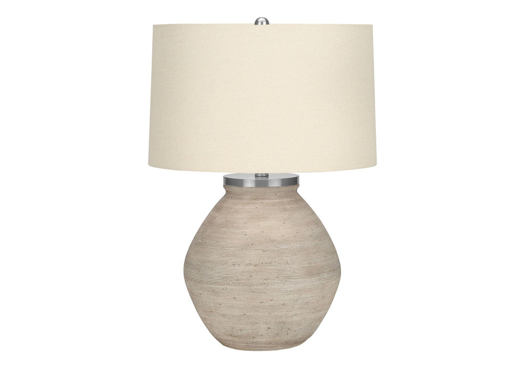 Lighting Table Lamp Concrete Resin Contemporary - Cream