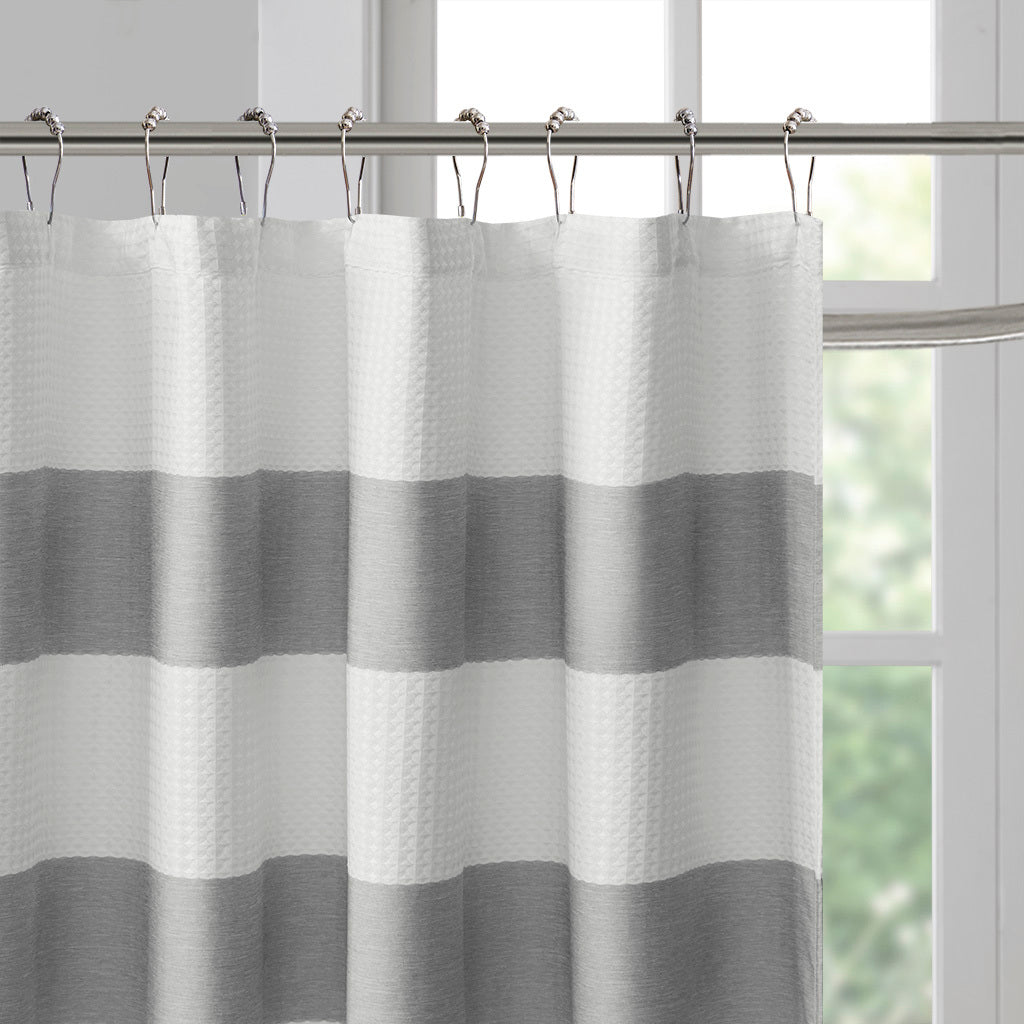 Shower Curtain with 3M Treatment Grey 72x72"