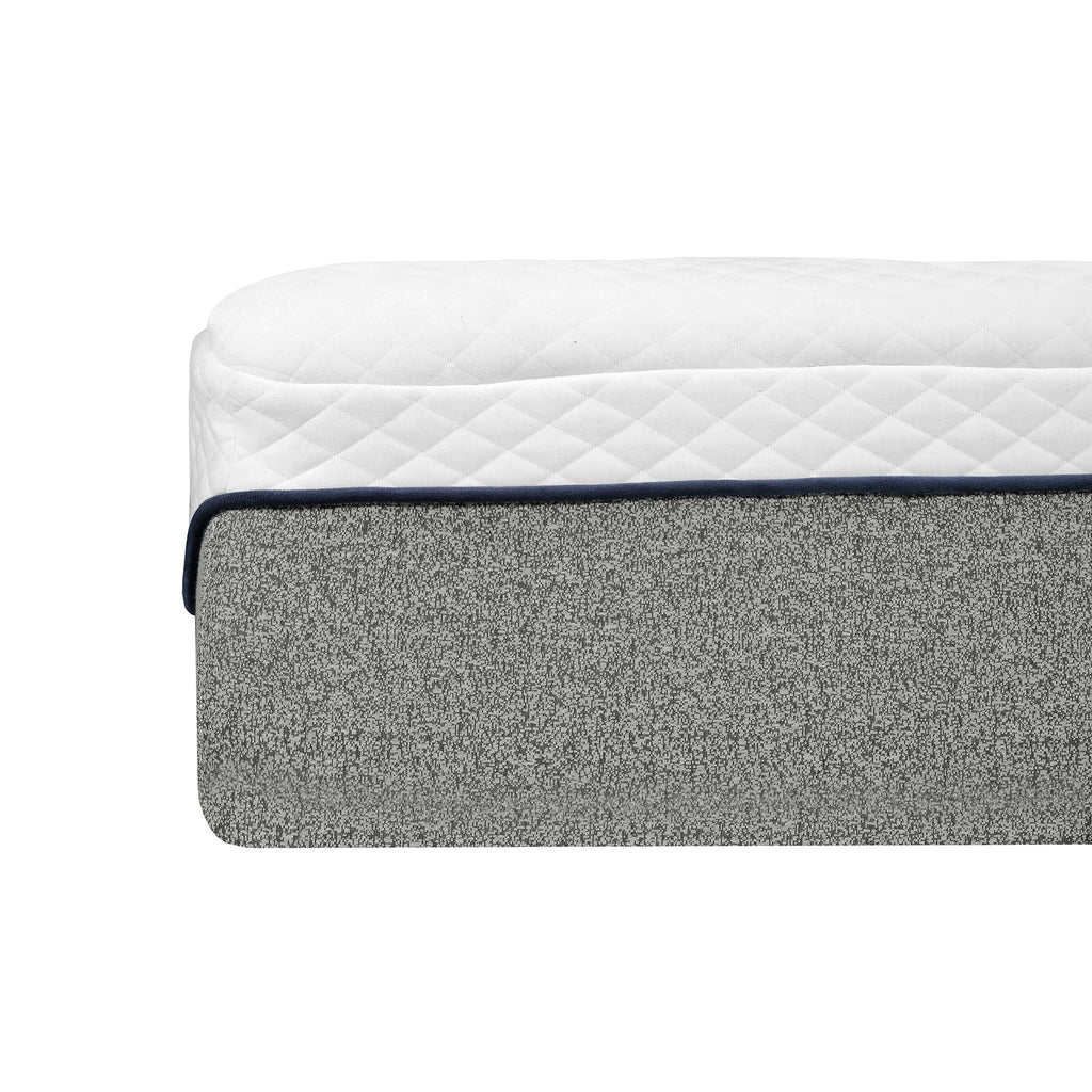 13" Ultra Plush Gel Memory Foam Mattress For Bed With Double Layered Jacquard Cover - Gray / White - King