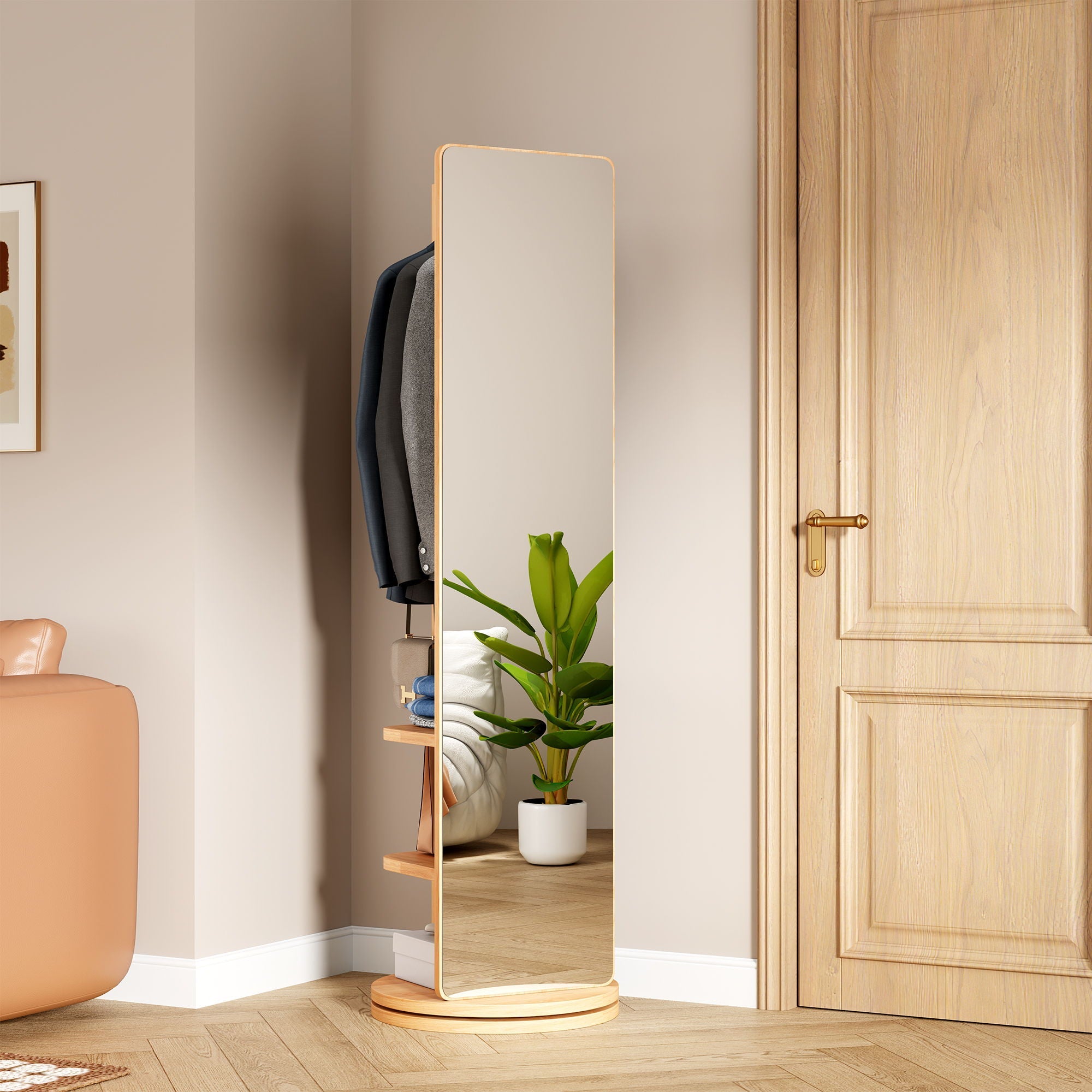 3 In 1 Multifunctional Full-Length Clothing Mirror