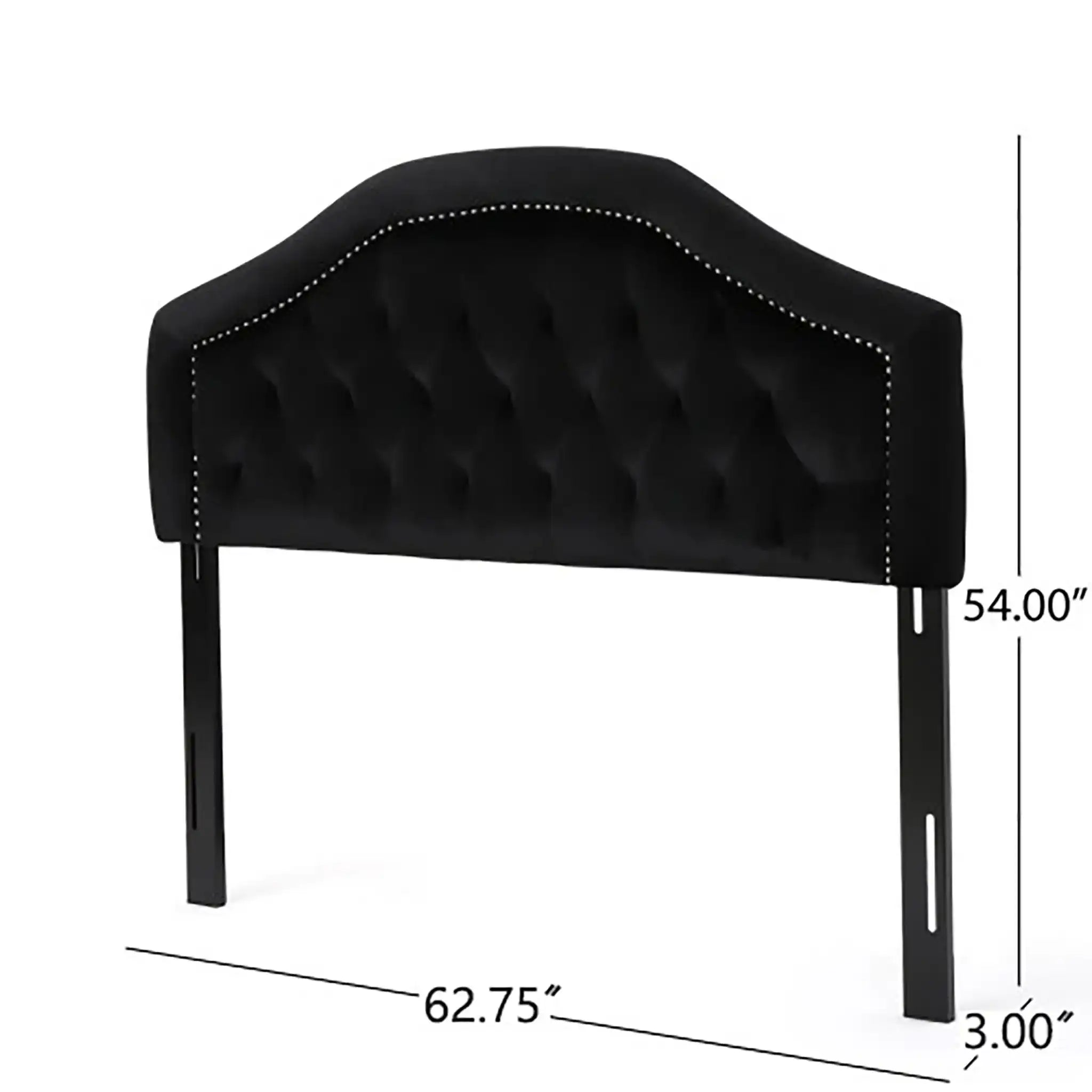 Kaarina Contemporary Tufted Fabric Headboard