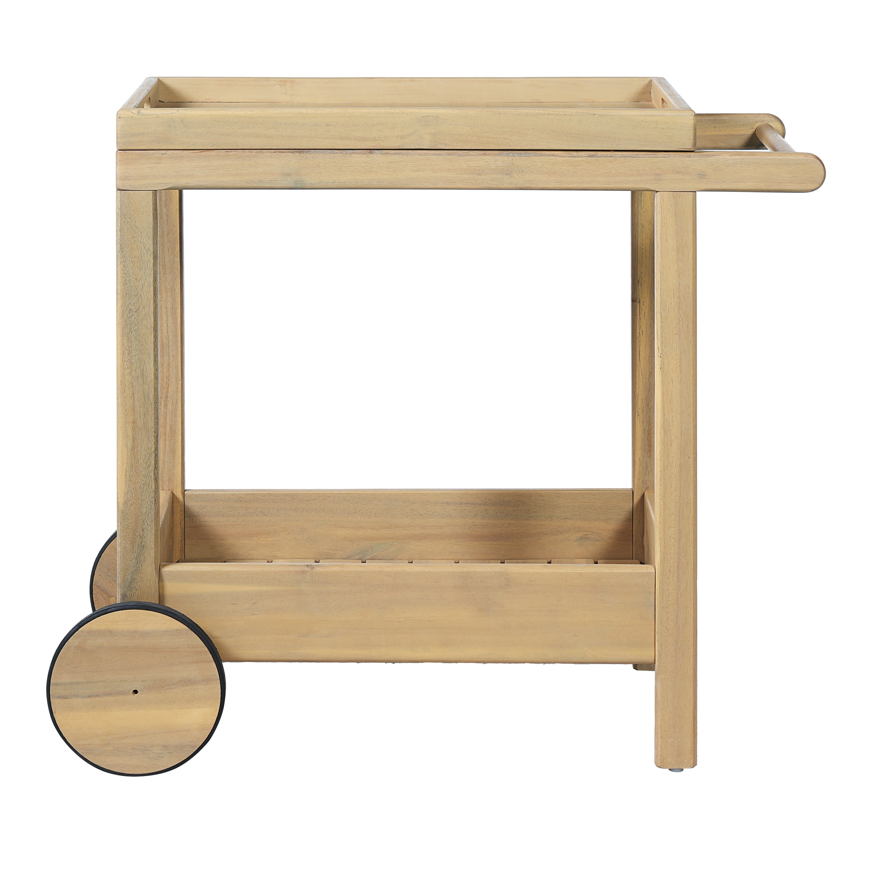 Saratoga Outdoor Rolling Bar Cart