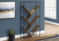 3-Tier Contemporary Bookshelf with Reclaimed Wood Finish