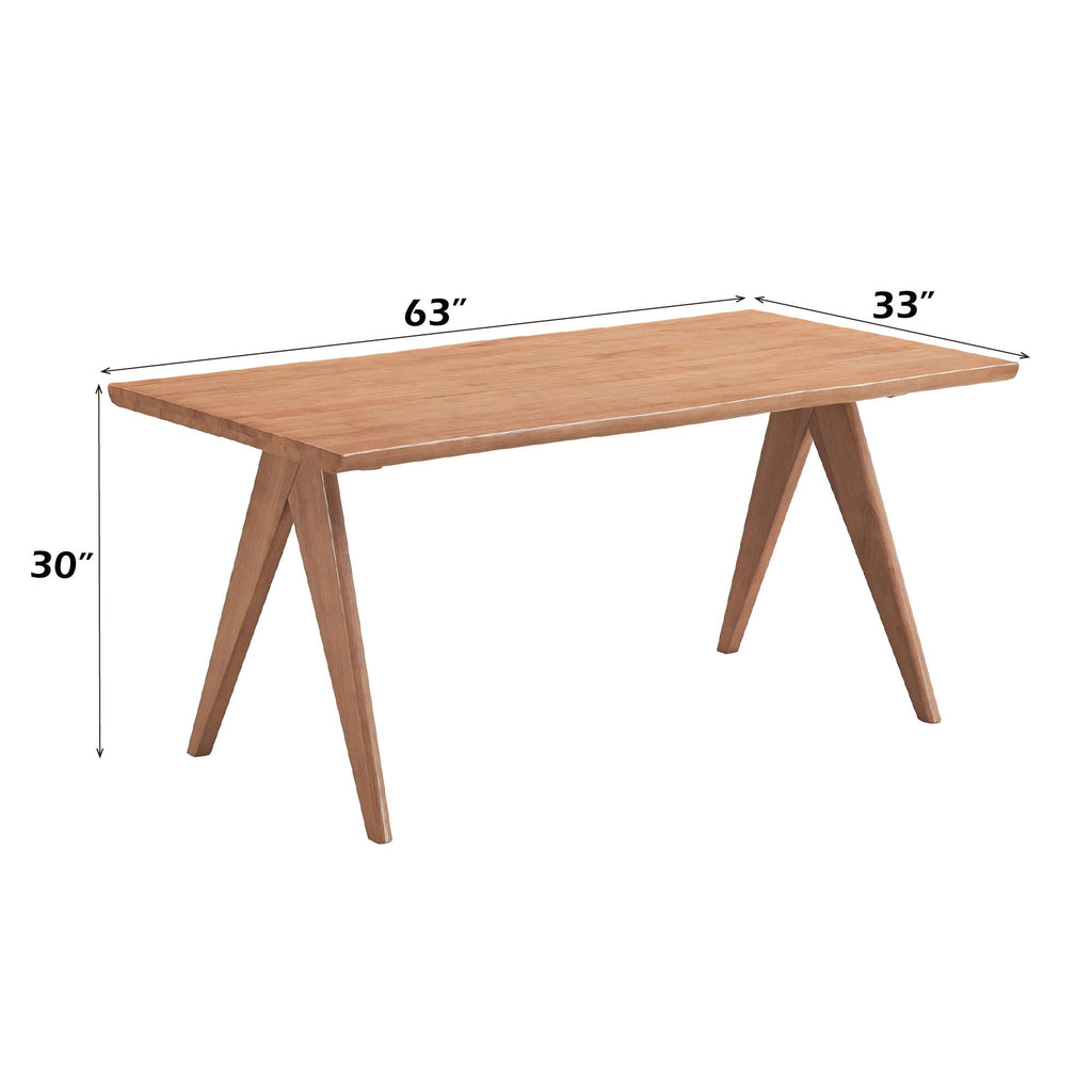 Velentina Rattan Dining Table - Natural