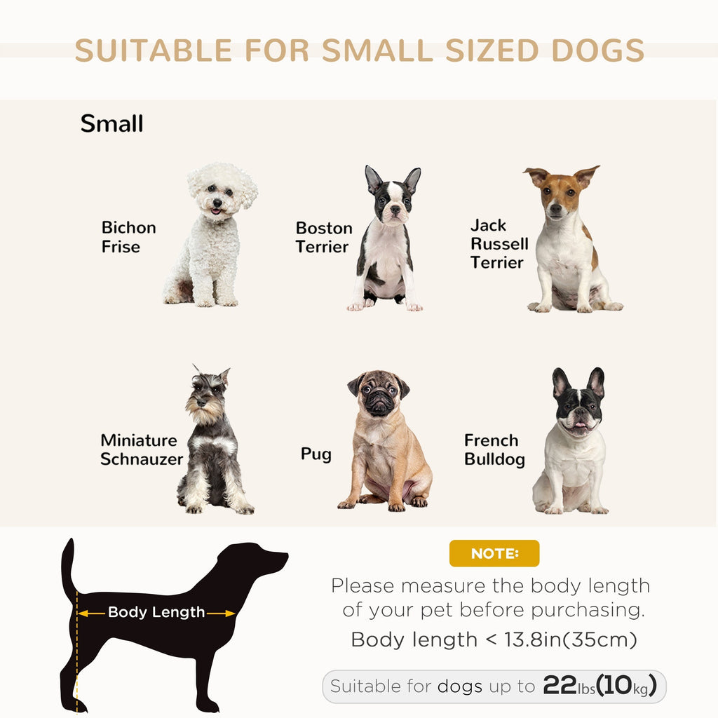 PawHut Luxury Fancy Dog Bed for Small Dogs with Hidden Storage