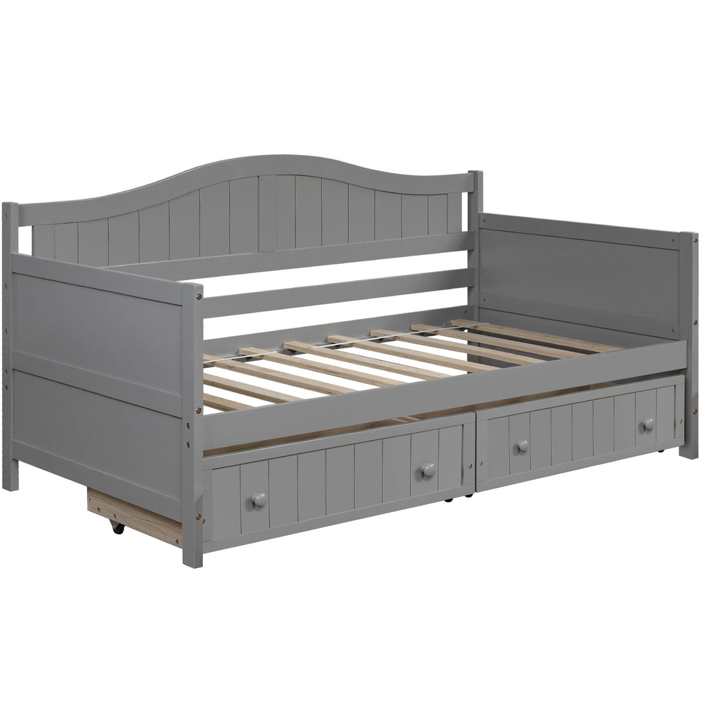 Wooden Daybed, Sofa Bed, No Box Spring Needed