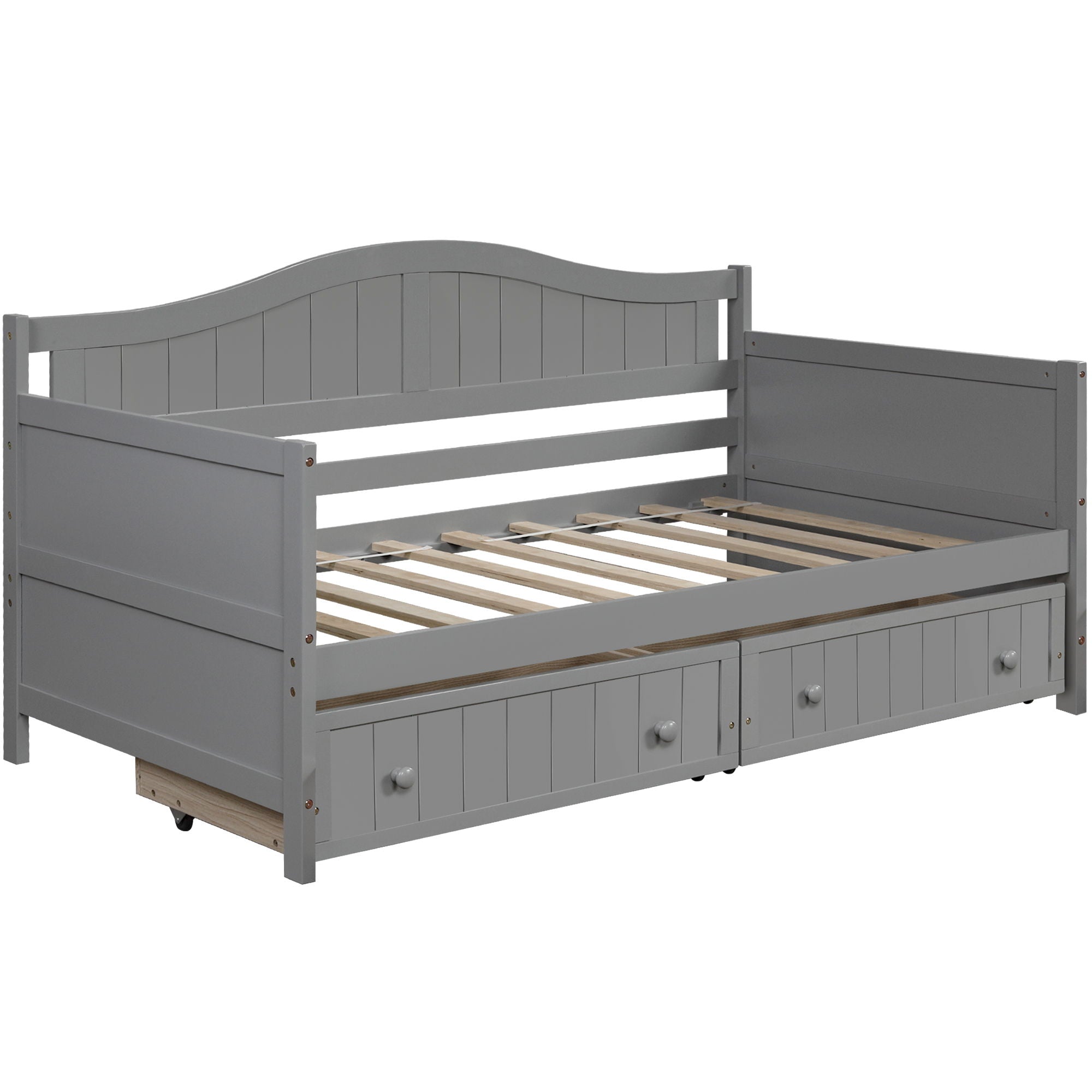 Wooden Daybed, Sofa Bed, No Box Spring Needed