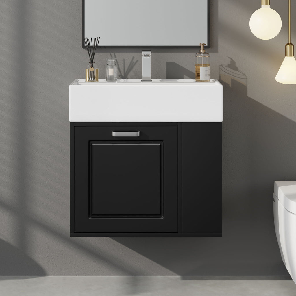 Modern Wall Mounted Bathroom Vanity With Sink