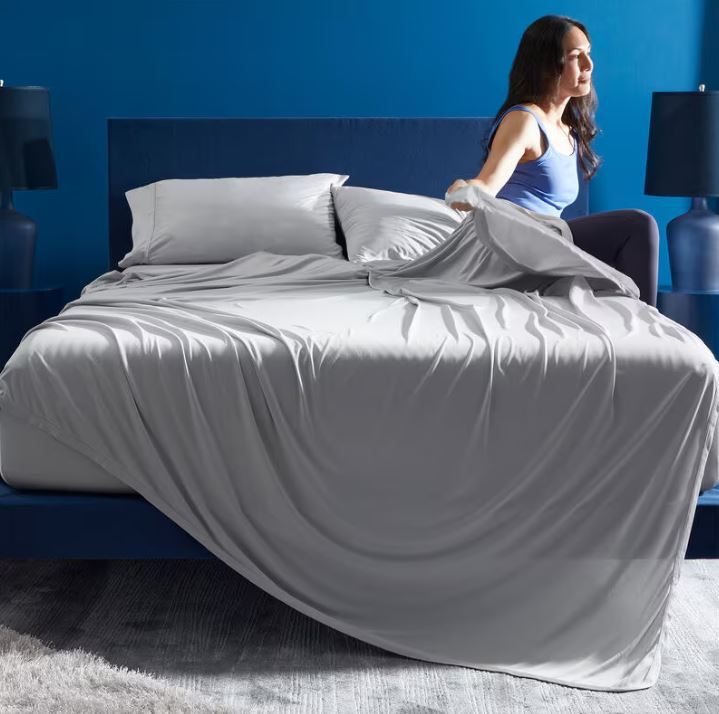 BedGear Dri-Tec Sheet Set, Grey, Full
