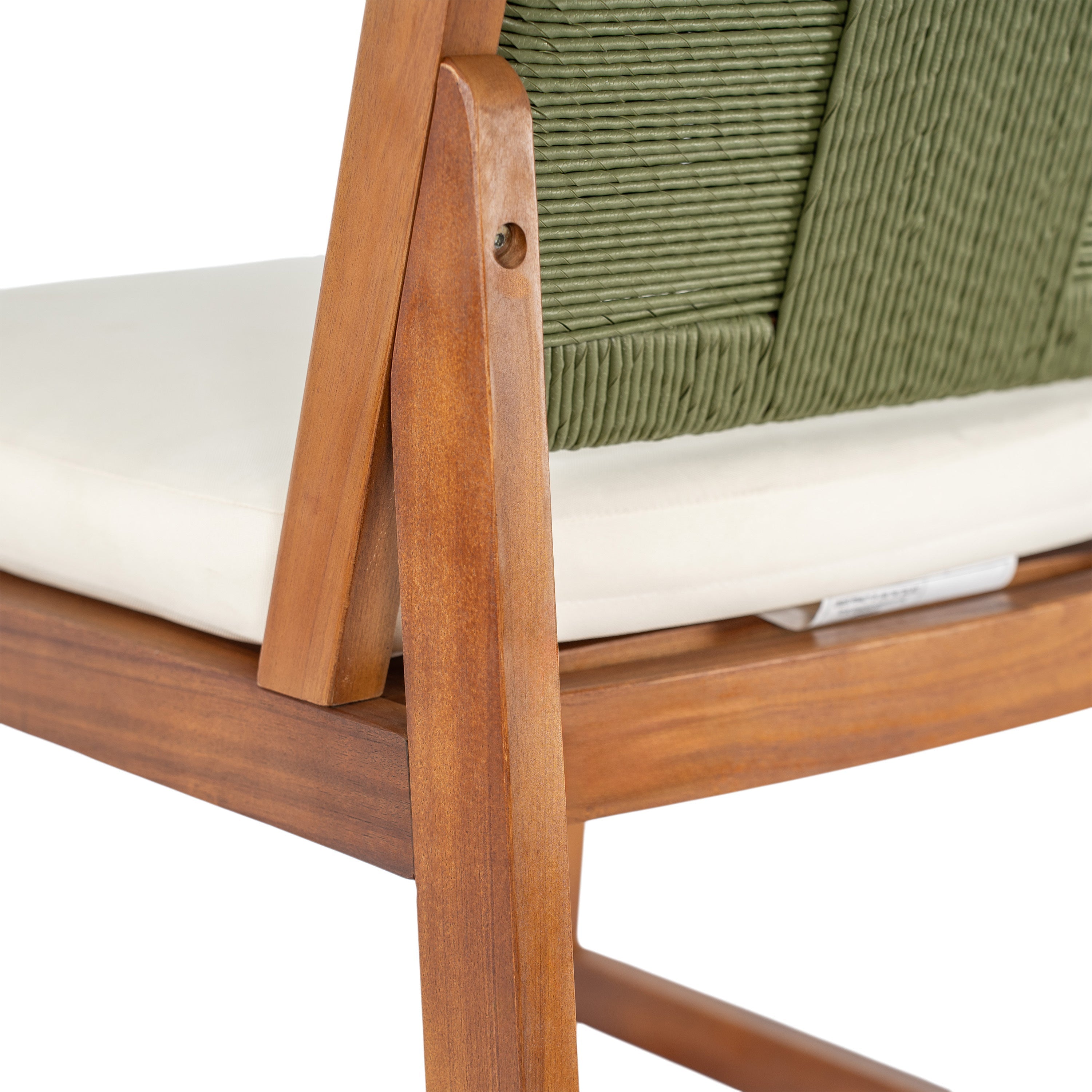 Outdoor Acacia Wood Bar Stools (Set of 2)