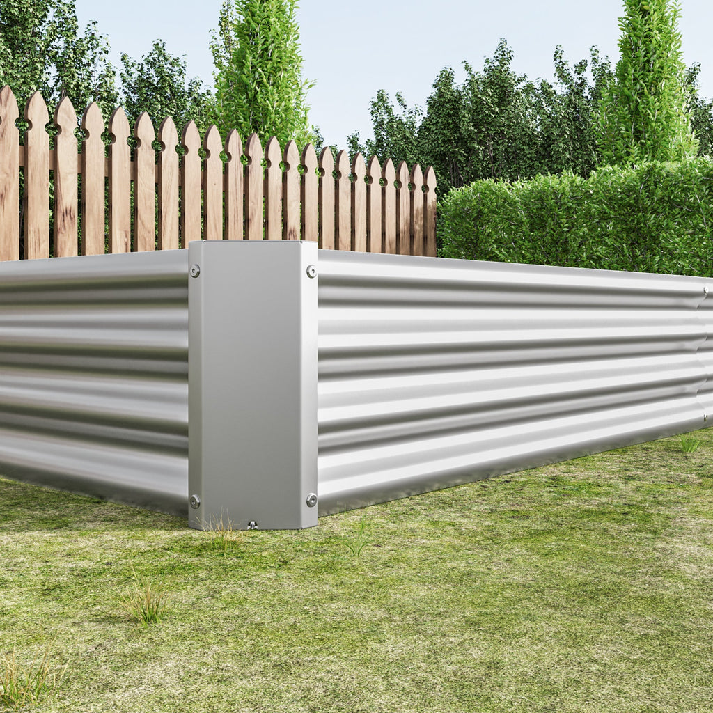 Raised Garden Bed Kit - Metal 7.6x3.7x0.98 ft