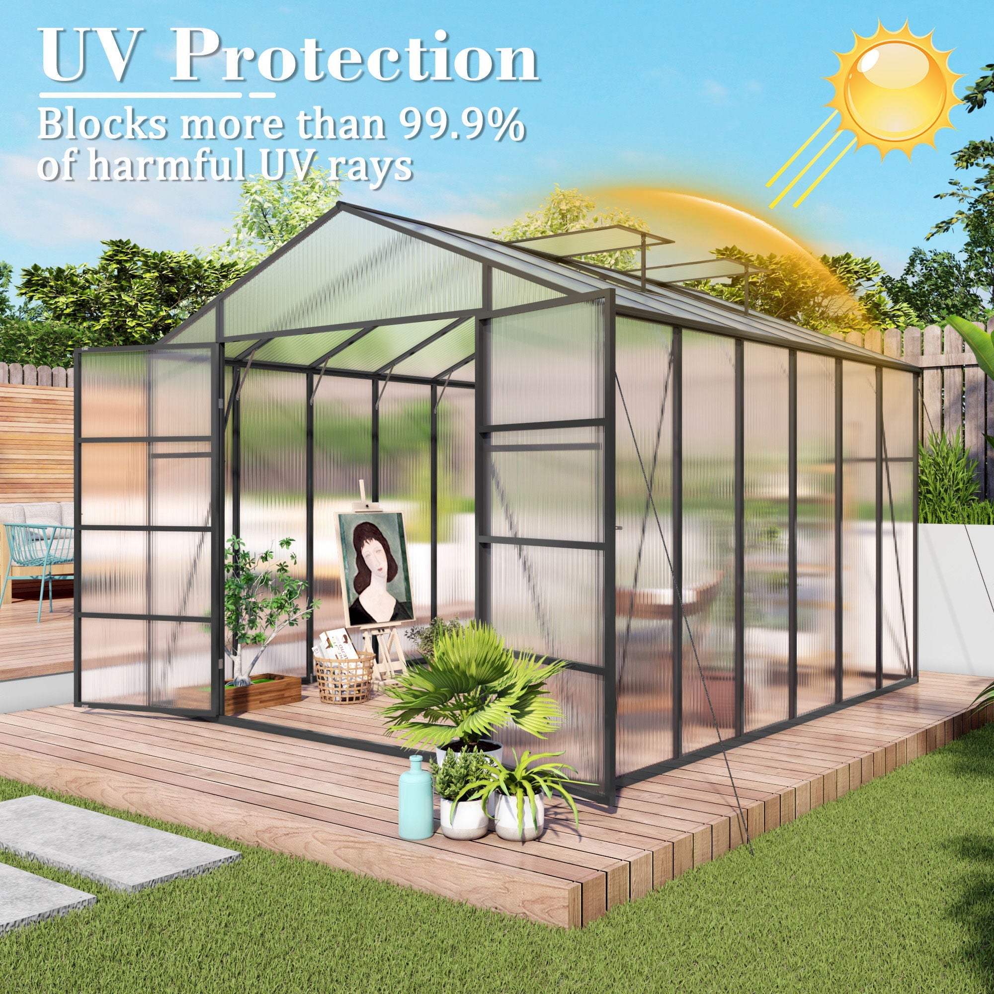 Gain Height Windproof house All Season Outdoor Garden Shelter